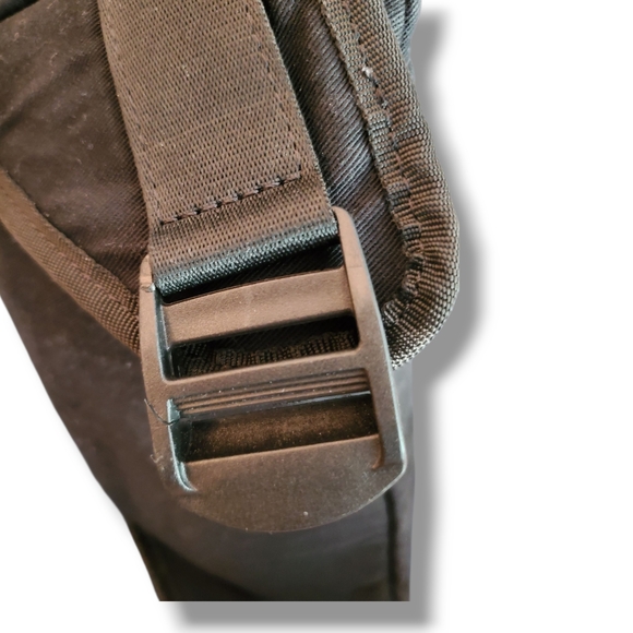 VERSACE Beverly Palm Miami Black Belt Bag with Vibrant Graphic Waist Sling Bag - Picture 11 of 17